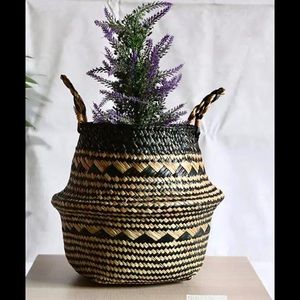 New Natural Basket Planter - 12.5 x 11